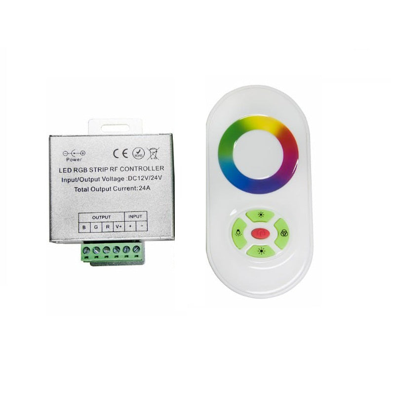 RGB контролер 24A із радіокеруванням RF білий