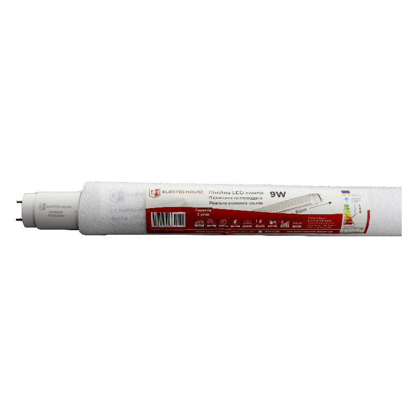LED лампа Т8 60 см  9Вт 6500К 810 Лм