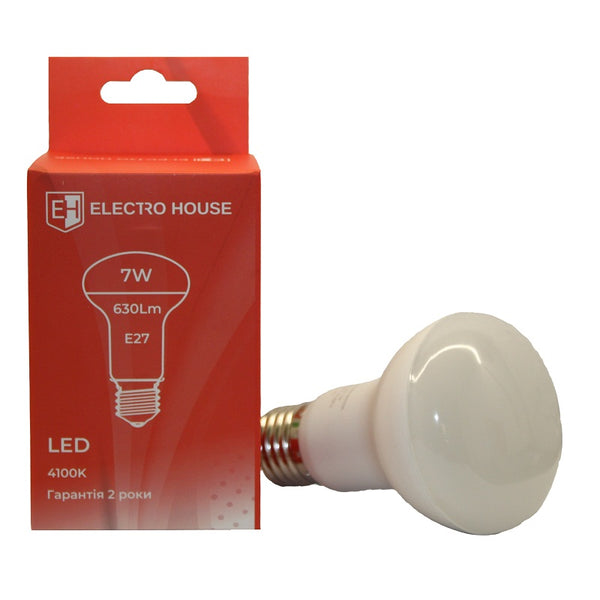 LED лампа R63 7Вт E27 4100К 630 Лм 180-260 В