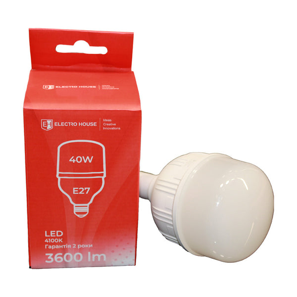 LED лампа Т100  40Вт E27  4100К 3600 Лм