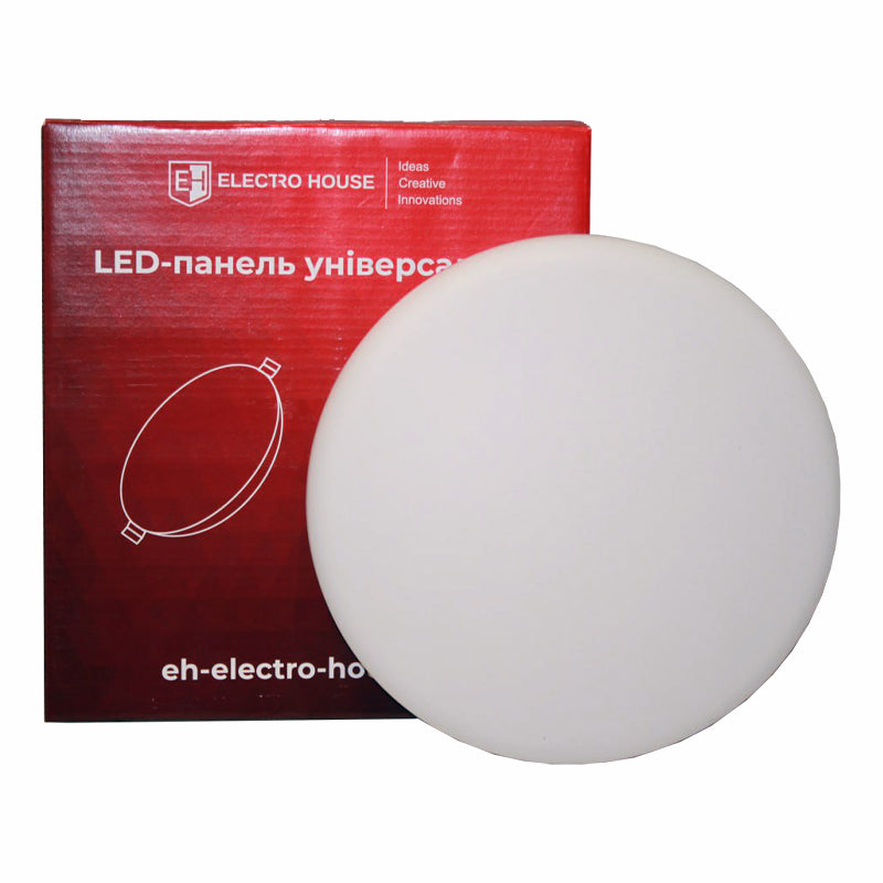 LED панель універсальна кругла Ø220 мм 32Вт нейтральний білий 4000К 3200 Лм