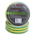 Ізоляційна стрічка ПВХ  Soft Flex 10 м жовто-зелений