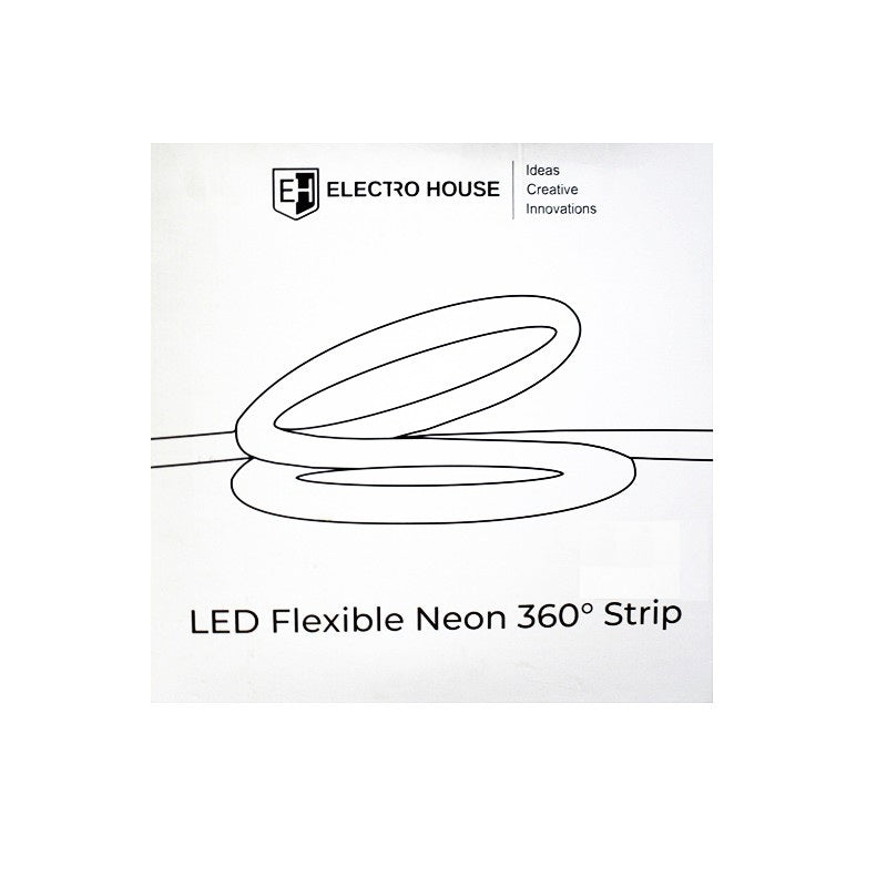 LED стрічка Neon 360 Ø24 мм 5 м  30Вт 24В SMD2835 360 діодів теплий білий 3000K серія Neon гарантія 3 роки