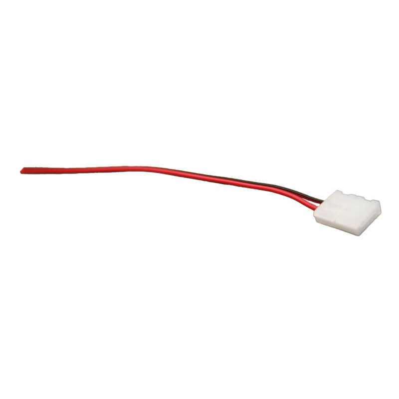 Конектор 8мм затискач-провід 2pin  15 см