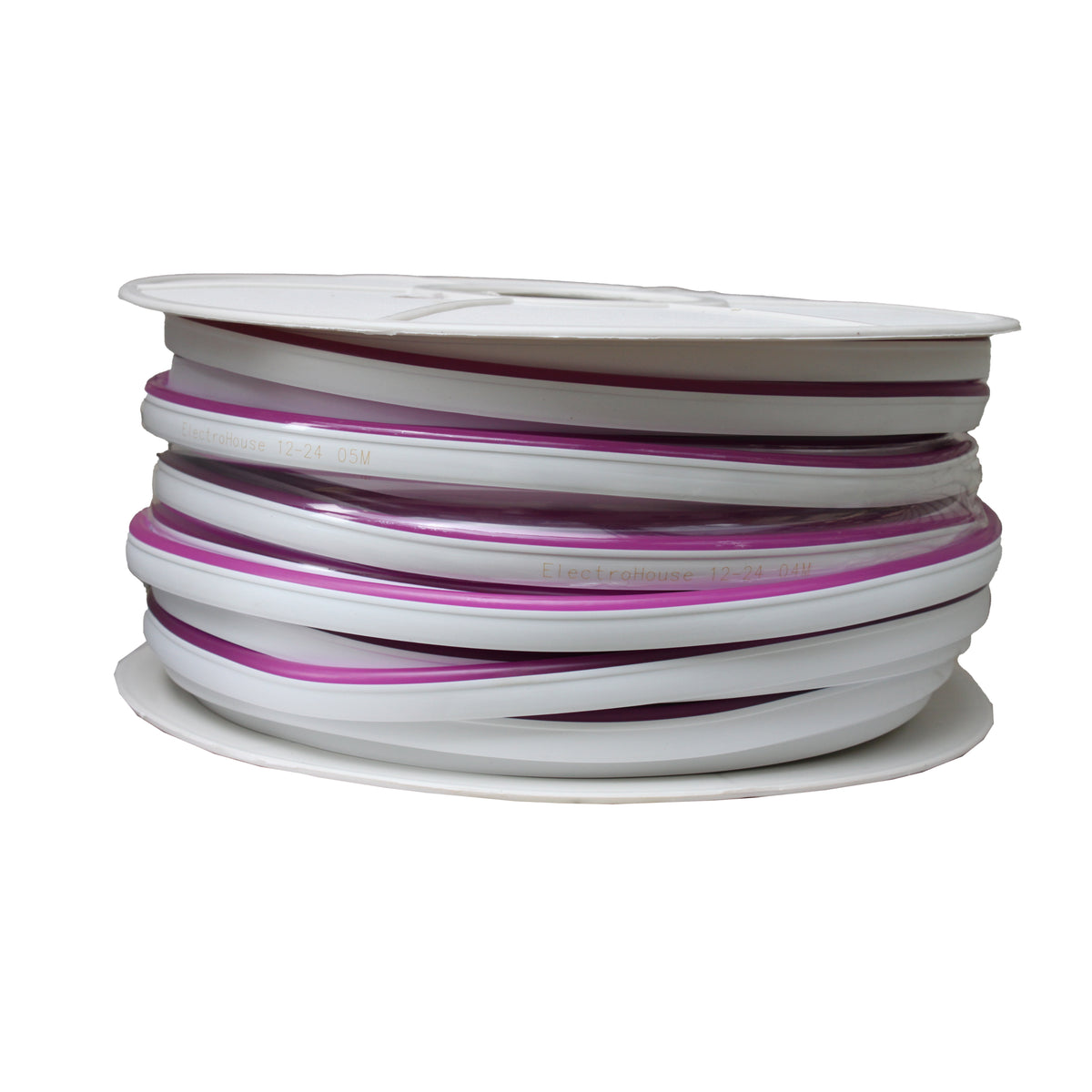 LED неонова стрічка 10Вт 12В 8х16 мм 120 діодів фіолетовий IP65  серія Neon гарантія 3 роки